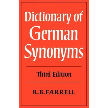Dictionary of German Synonyms