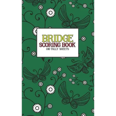 Bridge Scoring Book: 100 Tally Sheets