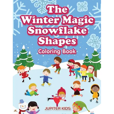 The Winter Magic Snowflake Shapes Coloring Book