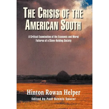 The Crisis of the American South: A Critical Examination of the Economic and Moral Failures of a Slave-Holding Society