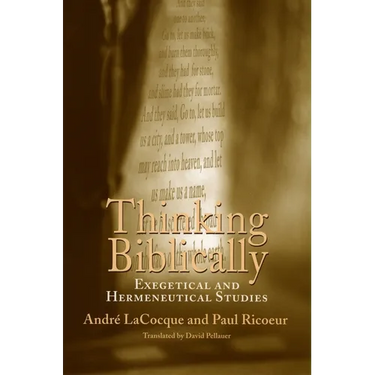 Thinking Biblically: Exegetical and Hermeneutical Studies