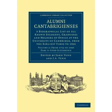 Alumni Cantabrigienses - Volume 2