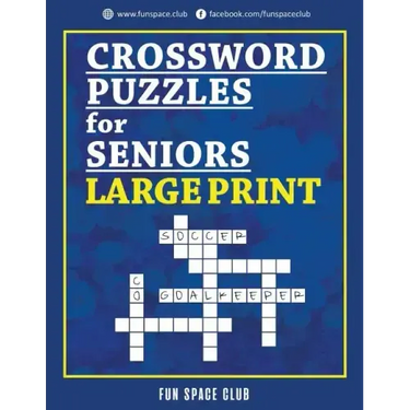 Crossword Puzzles for Seniors Large Print: Crossword Easy Puzzle Books