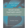 What Does Partner Have?: Teacher's Manual Book Two