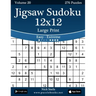 Jigsaw Sudoku 12x12 Large Print - Easy to Extreme - Volume 20 - 276 Puzzles