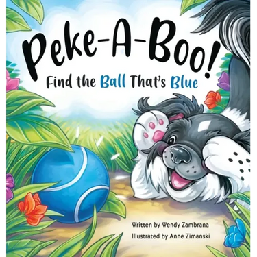 Peke-A-Boo! Find the Ball That's Blue