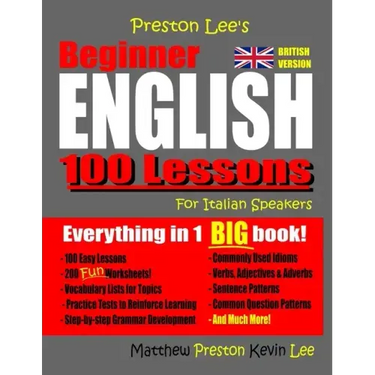 Preston Lee's Beginner English 100 Lessons For Italian Speakers (British)