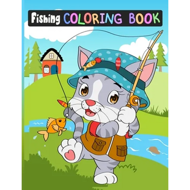 Fishing coloring book: Fun style Birds coloring book for Children's