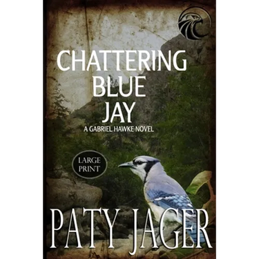 Chattering Blue Jay Large Print