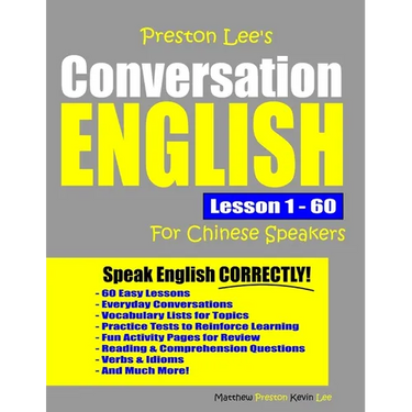 Preston Lee's Conversation English For Chinese Speakers Lesson 1 - 60