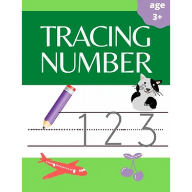 number tracing: number tracing book for preschoolers and kids, workbook for kids and preschoolers age 3-5, math activity book.