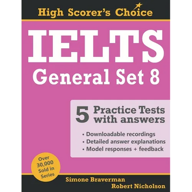 IELTS 5 Practice Tests, General Set 8: Tests No. 36-40