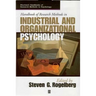 Handbook of Research Methods in Industrial and Organizational Psychology