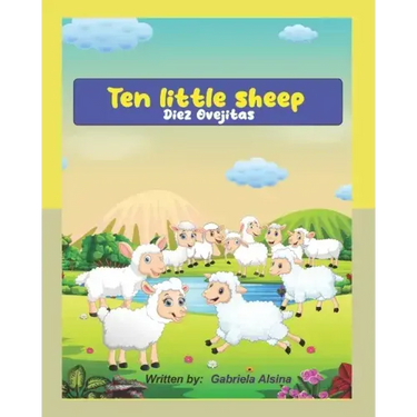 Ten little sheep: Bilingual: English -Spanish