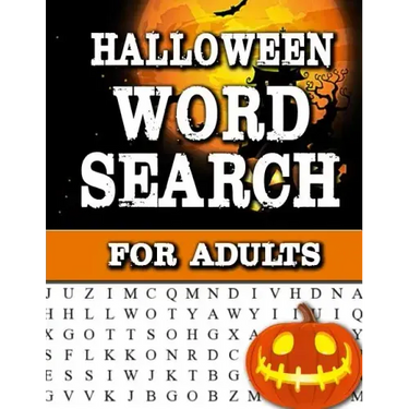 Halloween Word Search For Adults: Large Print Word Search Book For Adults Find Puzzles with Pictures And Answer Keys Spooky Halloween Activity Book