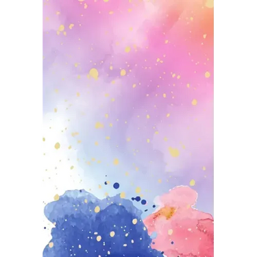 Watercolor Lined Journal