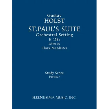 St. Paul's Suite, H.118b: Study score