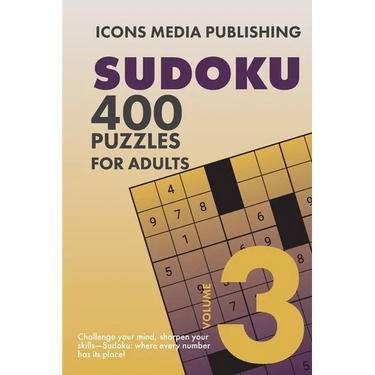 400 Very Hard Level Sudoku Puzzles Volume 3