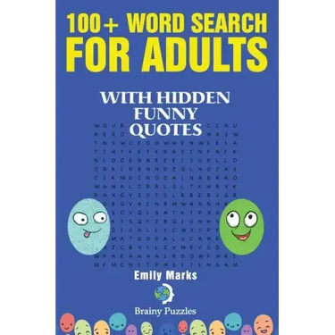 100+ Word Search for Adults: With Hidden Funny Quotes