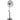 24" Industrial Pedestal Fan 3-Speed Oscillating Fan with Adjustable Height