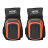 Knee Pads for Work, Extended Heavy Duty Construction Knee Pads with 2 Extension Straps, Anti-Slip Foam Gel Knee Pads, Men & Women, for Gardening Flooring Roofing and Cleaning, Black and Orange