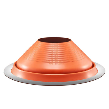 Metal Roof Pipe Flashing Boot Fits 10" - 19" Pipes High Temp Flexible Silicone