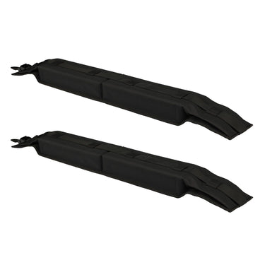 Soft Roof Rack Pads, 31.5" Universal Car Roof Rack Pad, 176LBS Load Capacity Luggage Kayak Carrier with 4 Tie-Down Straps, 2 Quick Loop Straps & Storage Bag for SUP Canoe Snowboard Paddle Board