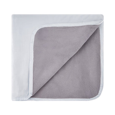 Camping Blanket 79" x 59" Wearable Warm Stadium Blanket Outdoor Light Grey