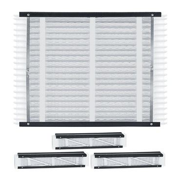 Air Filters MERV 11 Electrostatic Pleated HVAC Furnace Filter 4-Pack 20 x 25 x 4