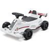Electric Go Kart 6V Drift Go Cart for Kids Ages 2+ Strong Motor White