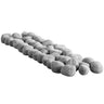 1-2 Inch 48 Pcs Ceramic Fire Pebble Stones Lava Rocks Reusable