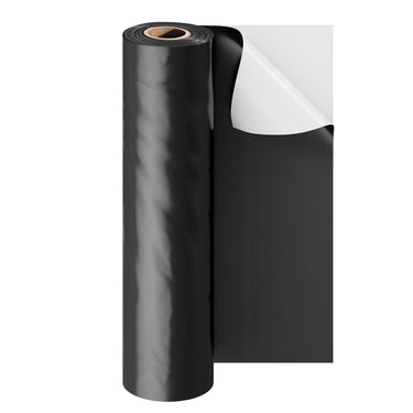 14 Mil Plastic Sheeting Heavy Duty 10' x 100', Thick Plastic Sheeting Roll, Plastic Drop Cloth Painters Tarp Covering for Crawl Space Vapor Barrier, Black and White Double-Sided, Multi-Purpose