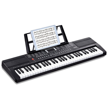 61 Key Digital Keyboard Piano Electric Portable 200 Tones 200 Rhythms