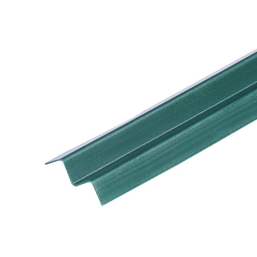 Chain Link Fence Privacy Slats Single-Wall for 4' High Fence Bottom Lock Green