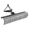 Tow Behind Dethatcher, 72-inch Tow Dethatcher with 36 Steel Tines, 3-Point Lawn Dethatcher Rake with Attachments for Tractor, Landscape Rake for Garden, Farm, Grass