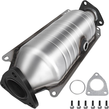 Catalytic Converter Compatible with 1998-2002 Honda Accord 2.3L, Direct-Fit High Flow Series Cat Converter, Stainless Steel Exhaust Converter Pipe w/Flange Design & Gasket (OBD III Compliant)