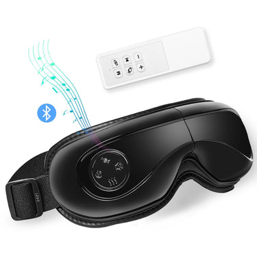 Eye Massager with Heat & Remote Eye Care Device 5 Modes Bluetooth Music