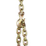 Binder Chain G80 Tie Down Tow Chain with Hooks 3/8"x10.3' 2 Pack 7100 lbs