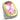 LOA841 - Reverse Two-Tone Brass Ring with AAA Grade CZ in Rose
