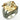 LOA649 - Rhodium 925 Sterling Silver Ring with AAA Grade CZ in Champagne