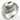 LOA672 - Rhodium Brass Ring with AAA Grade CZ in Clear