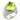 LOA640 - Rhodium 925 Sterling Silver Ring with AAA Grade CZ in Apple Green color