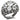 LOA942 - Ruthenium Brass Ring with AAA Grade CZ in Clear