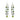 LOAS1334 - Rhodium 925 Sterling Silver Earrings with AAA Grade CZ in Peridot
