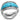 LOA882 - Rhodium Brass Ring with Synthetic Turquoise in Sea Blue