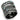 LOA883 - Ruthenium Brass Ring with Top Grade Crystal in Multi Color