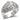 LOA477 - High-Polished 925 Sterling Silver Ring with AAA Grade CZ in Clear