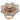 1W023 - Rose Gold + Rhodium Brass Ring with Top Grade Crystal in Clear