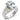 21118 - High-Polished 925 Sterling Silver Ring with AAA Grade CZ in Clear