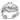 3W022 - Rhodium Brass Ring with AAA Grade CZ in Clear